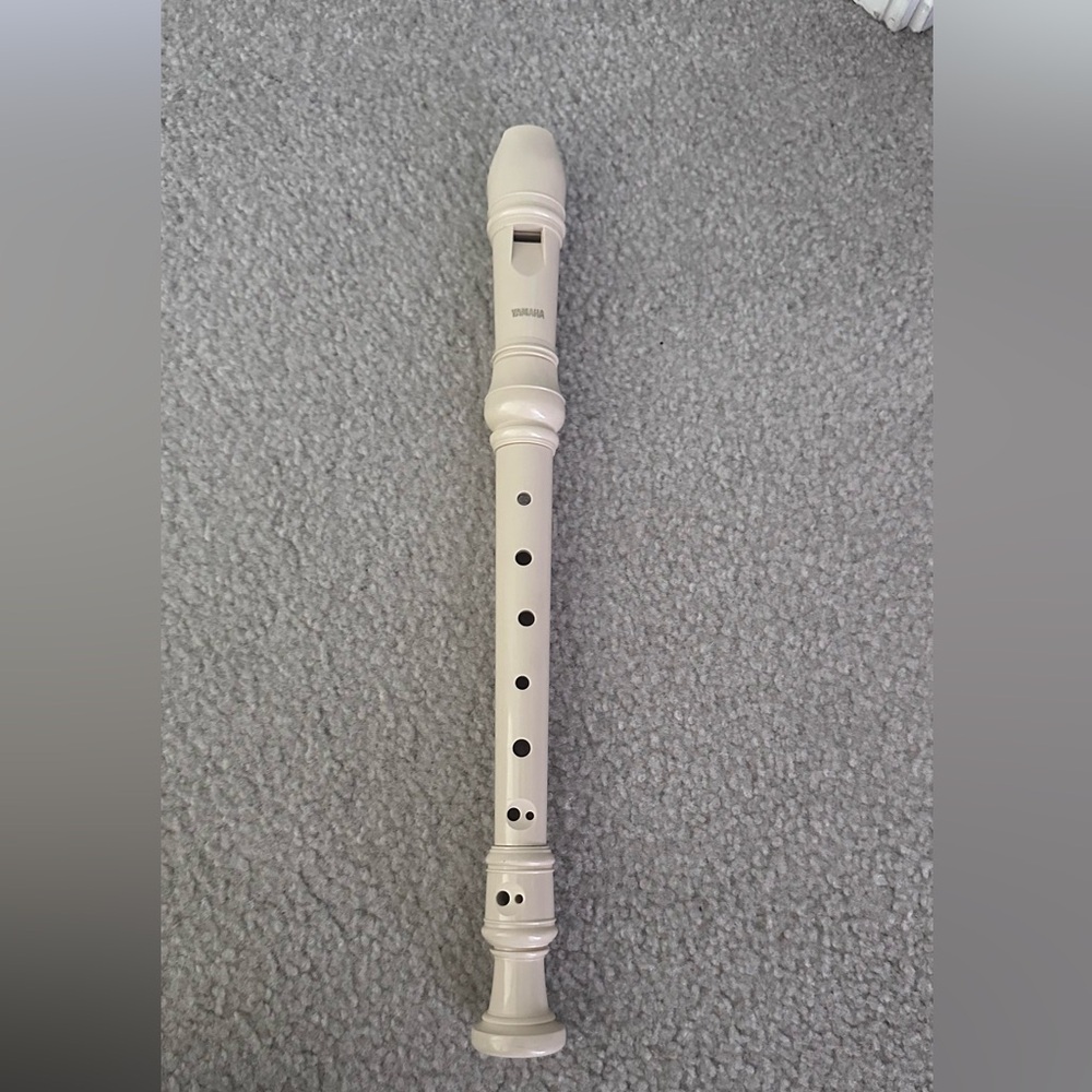 Cream Recorder Flute Yamaha